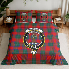 MacPhail Clan Tartan Crest Bedding Set