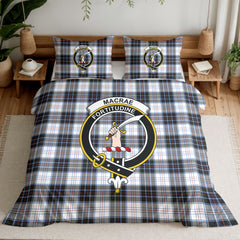 MacRae Dress Modern Tartan Crest Bedding Set