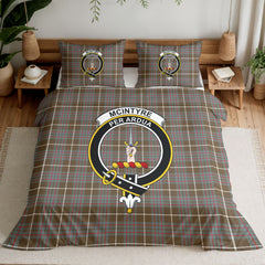 McIntyre Hunting Weathered Tartan Crest Bedding Set
