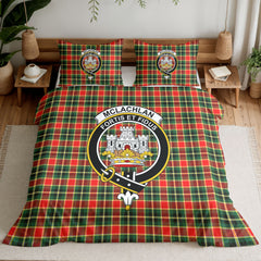 McLachlan Hunting Modern Tartan Crest Bedding Set