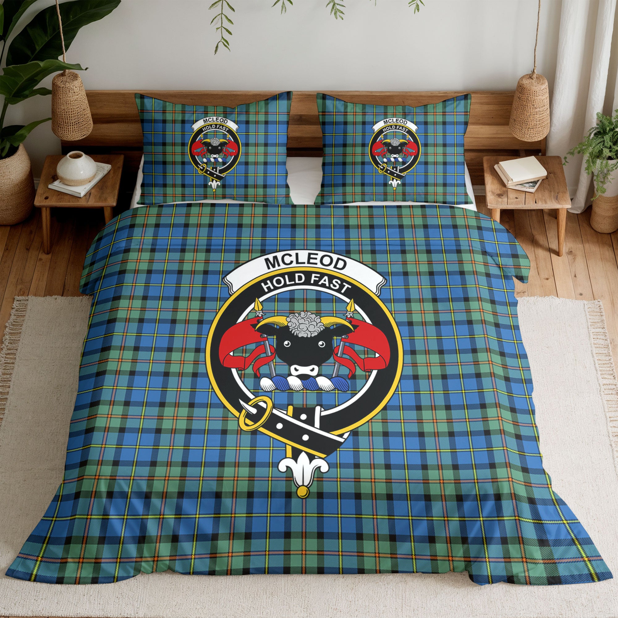 McLeod of Harris Ancient Tartan Crest Bedding Set