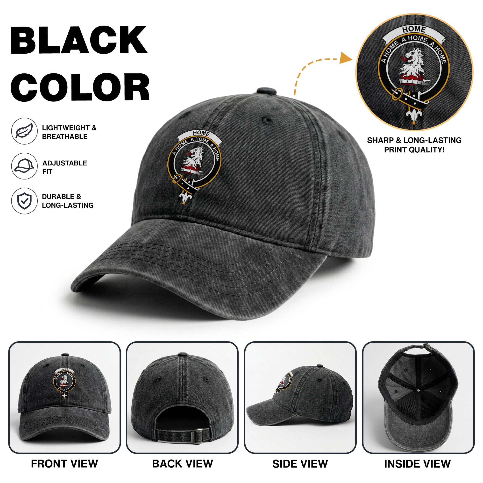 Home Crest Washed Classic Cap