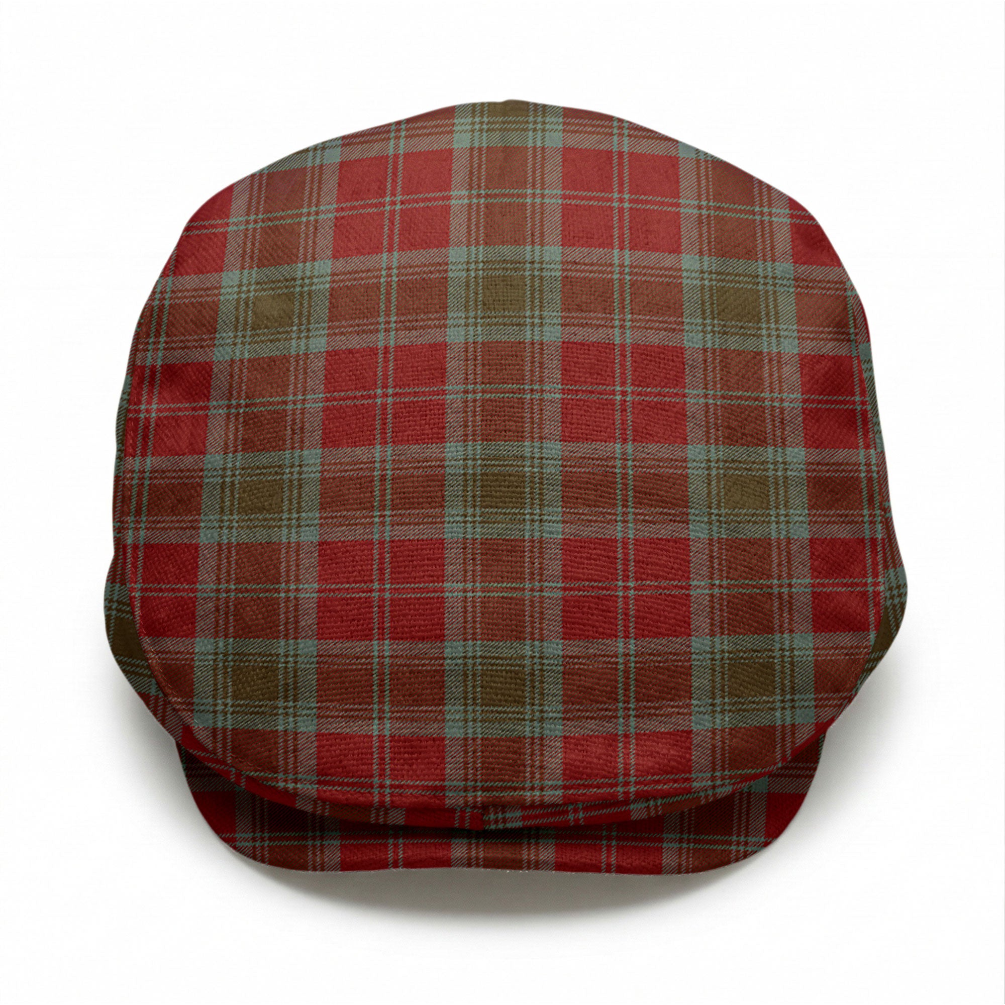 Lindsay Weathered Tartan Flat Caps