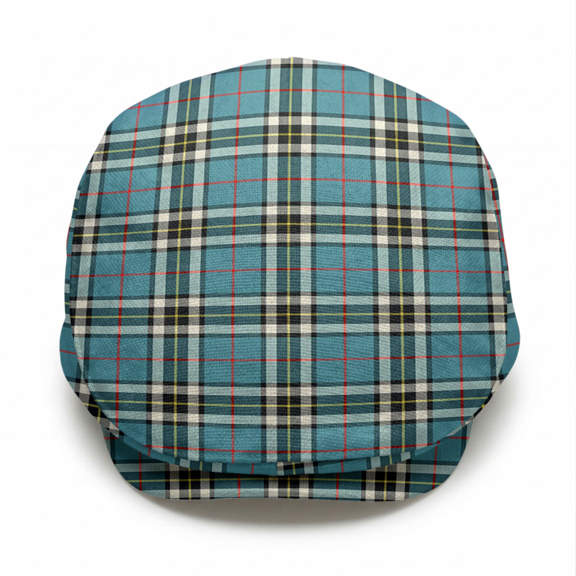 Thomson Blue Tartan Flat Caps
