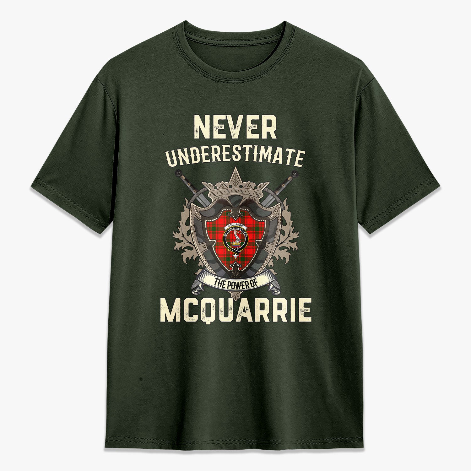 McQuarrie Tartan Crest 2D T-shirt - Never Underestimate Style