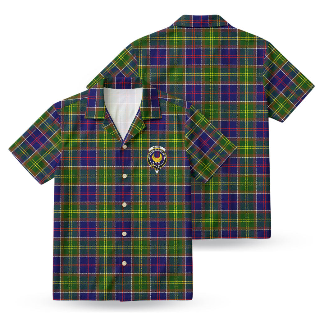 Arnott Tartan Crest Hawaiian Shirt