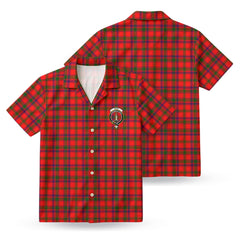 Bain Tartan Crest Hawaiian Shirt