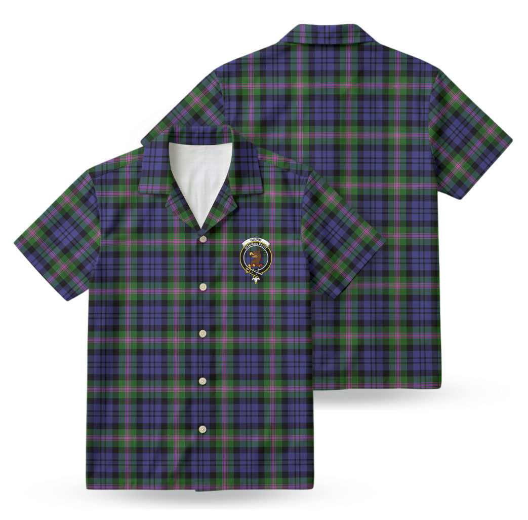 Baird Modern Tartan Crest Hawaiian Shirt