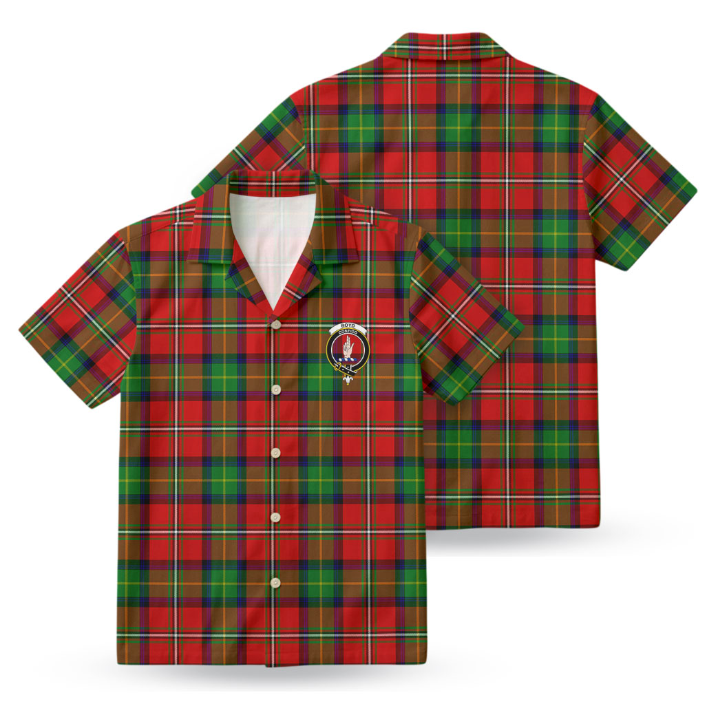 Boyd Modern Tartan Crest Hawaiian Shirt
