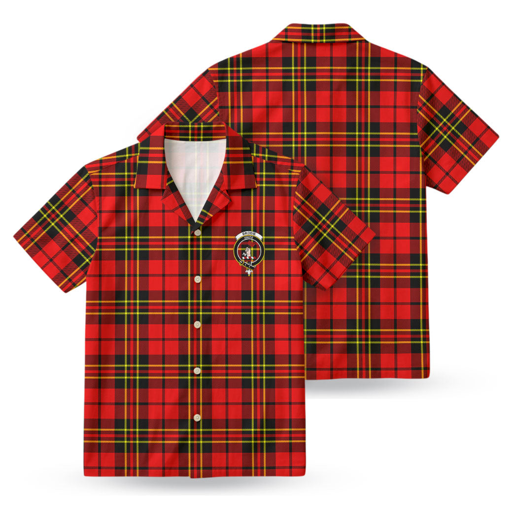 Brodie Modern Tartan Crest Hawaiian Shirt