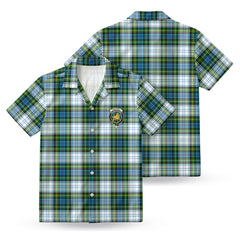 Campbell Dress Tartan Crest Hawaiian Shirt
