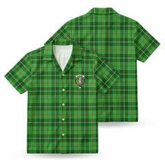 Clephan (or Clephane) Tartan Crest Hawaiian Shirt