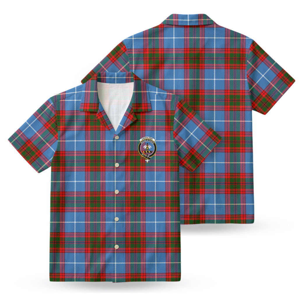 Congilton Tartan Crest Hawaiian Shirt