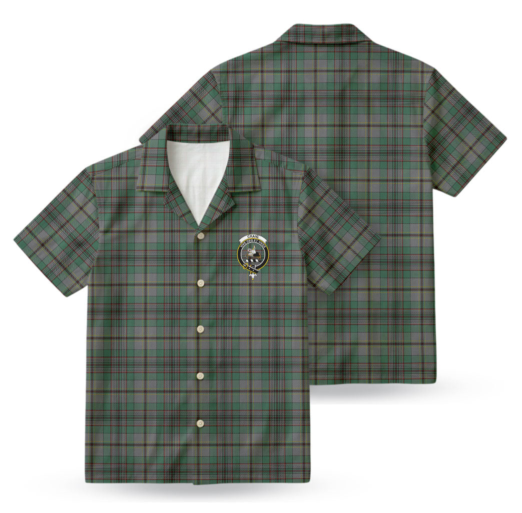 Craig Tartan Crest Hawaiian Shirt