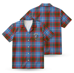 Dalmahoy Tartan Crest Hawaiian Shirt