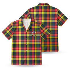 Dewar Tartan Crest Hawaiian Shirt