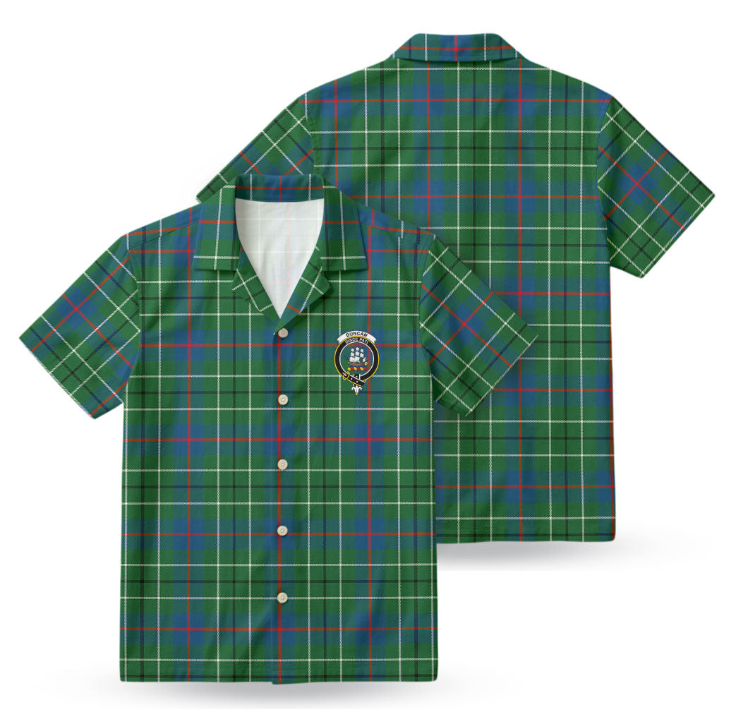Duncan Ancient Tartan Crest Hawaiian Shirt
