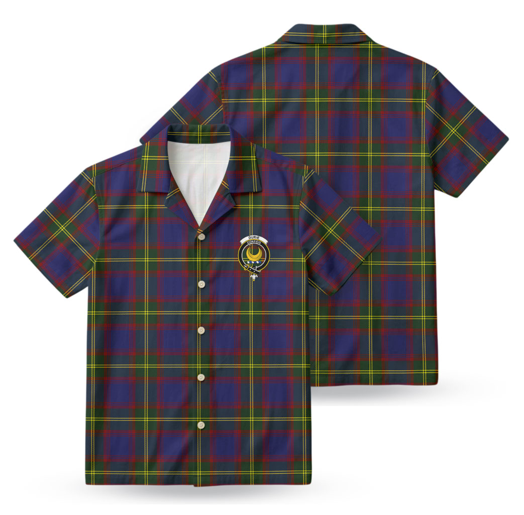 Durie Tartan Crest Hawaiian Shirt
