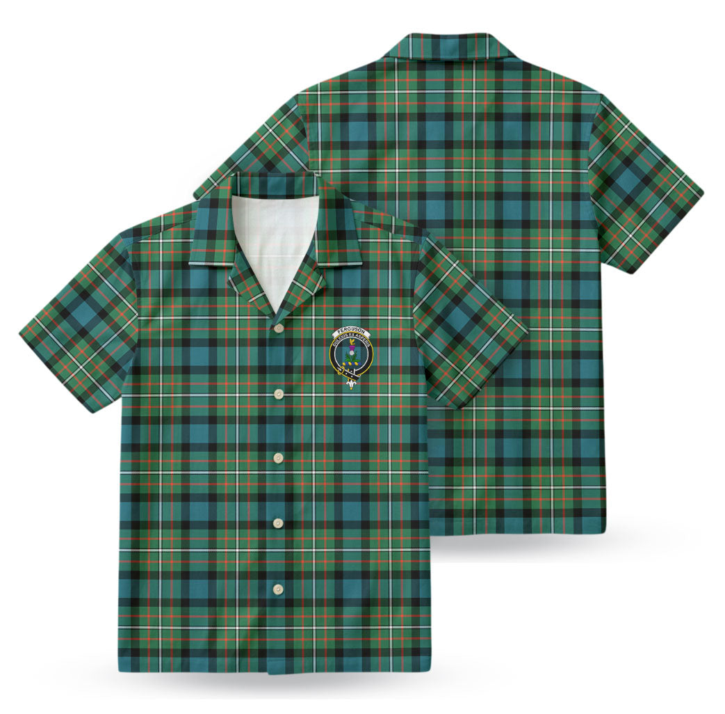 Ferguson Ancient Tartan Crest Hawaiian Shirt