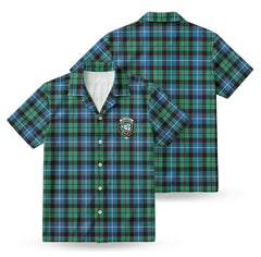 Galbraith Ancient Tartan Crest Hawaiian Shirt