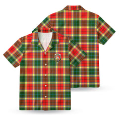 Gibson Tartan Crest Hawaiian Shirt