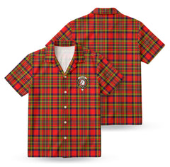 Hepburn Tartan Crest Hawaiian Shirt