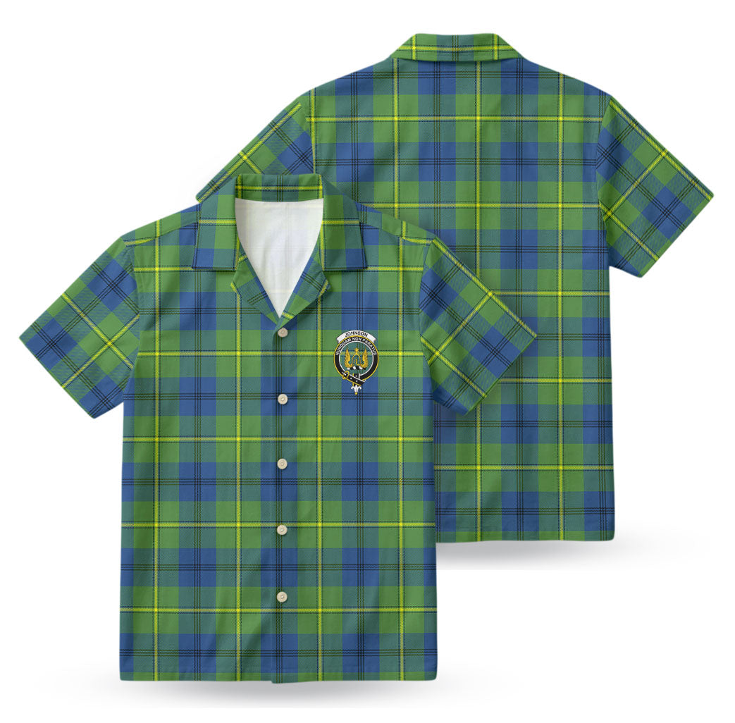 Johnson Ancient Tartan Crest Hawaiian Shirt