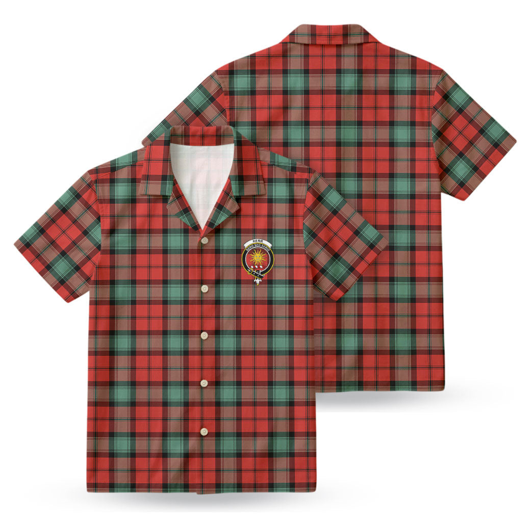 Kerr Ancient Tartan Crest Hawaiian Shirt
