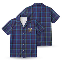 Kirkaldy Tartan Crest Hawaiian Shirt