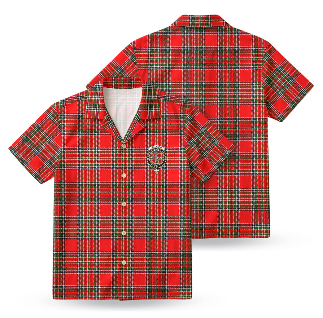 MacBean Tartan Crest Hawaiian Shirt