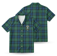 MacCallum Ancient Tartan Crest Hawaiian Shirt