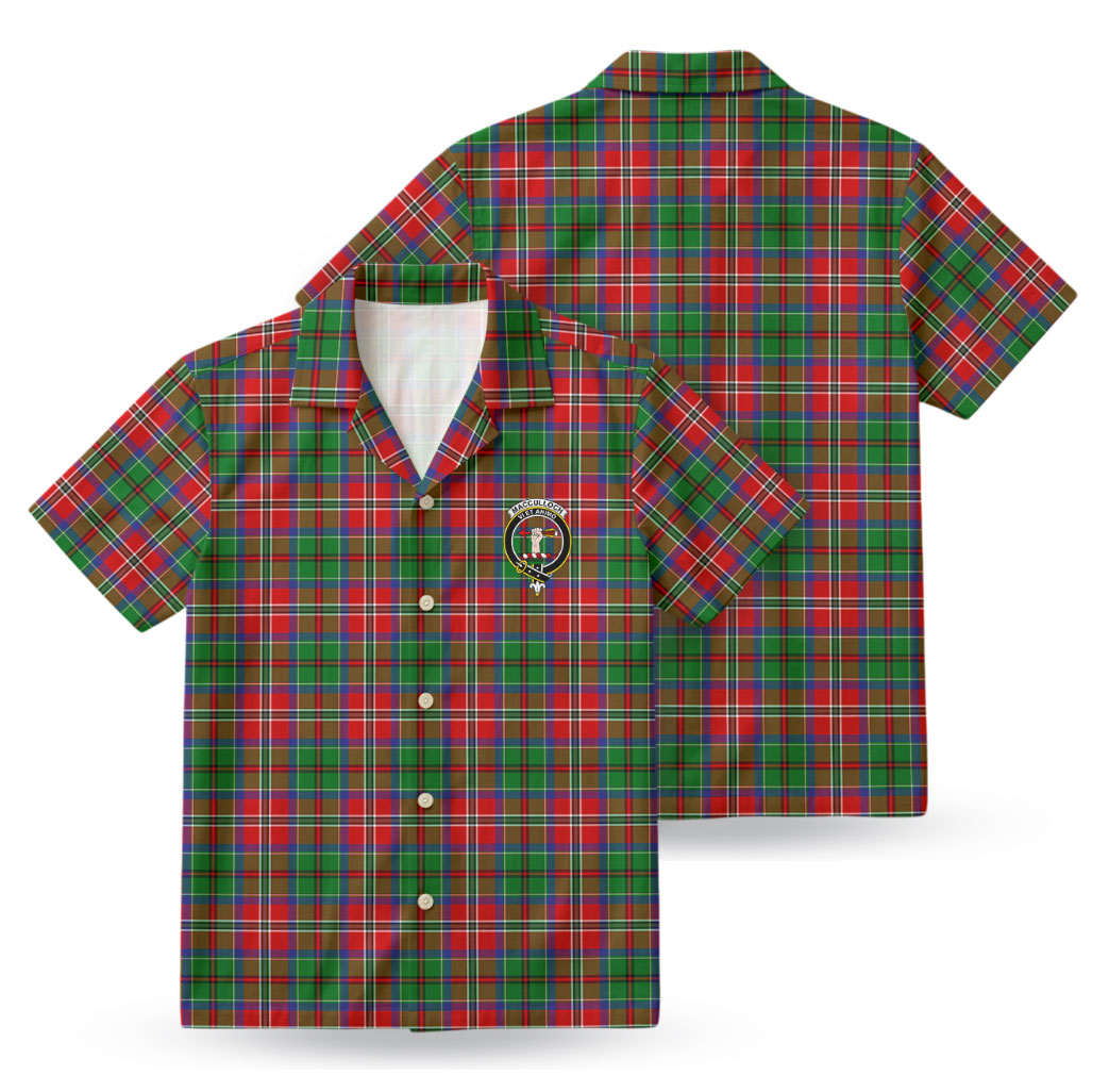 MacCulloch (McCulloch) Tartan Crest Hawaiian Shirt