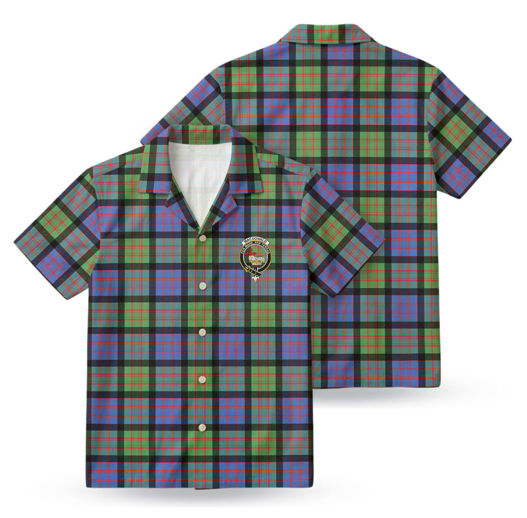 MacDonald Ancient Tartan Crest Hawaiian Shirt
