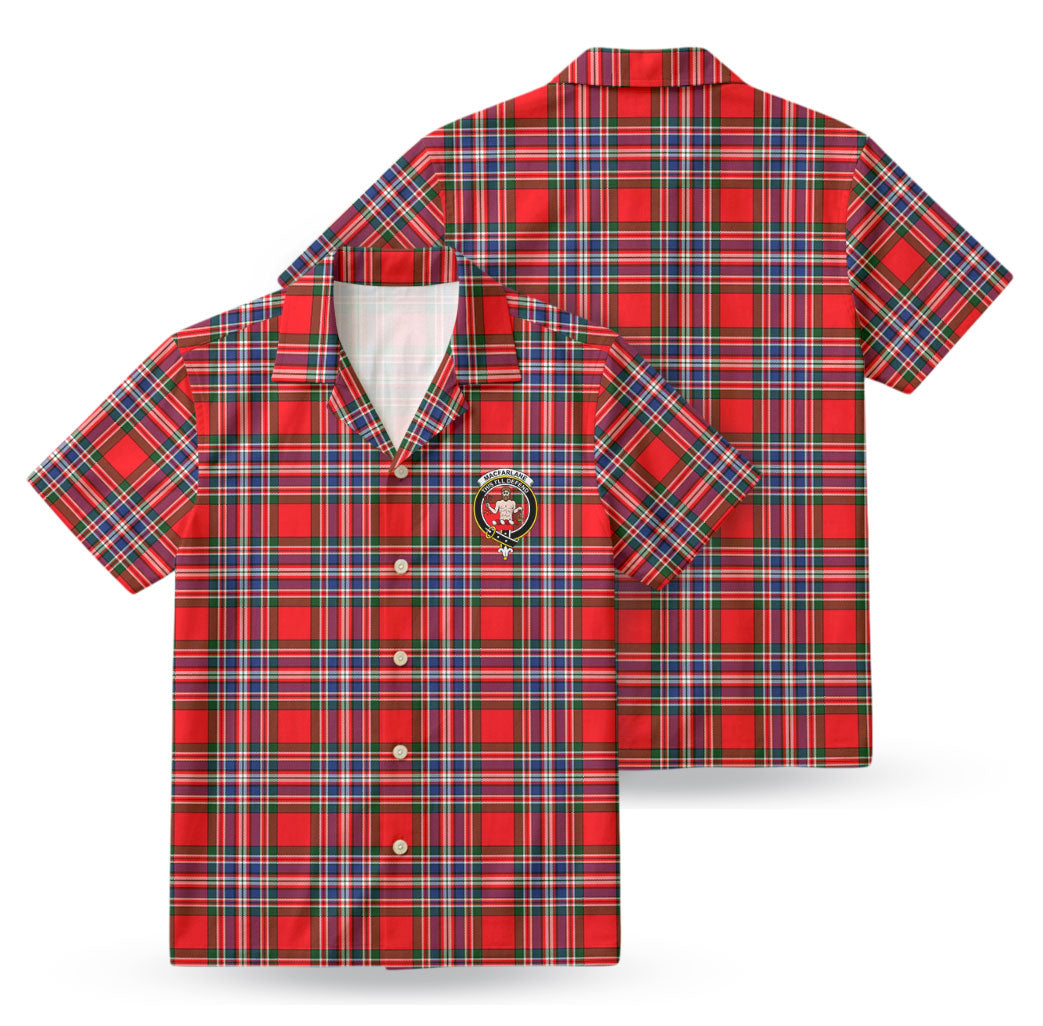 MacFarlane Modern Tartan Crest Hawaiian Shirt