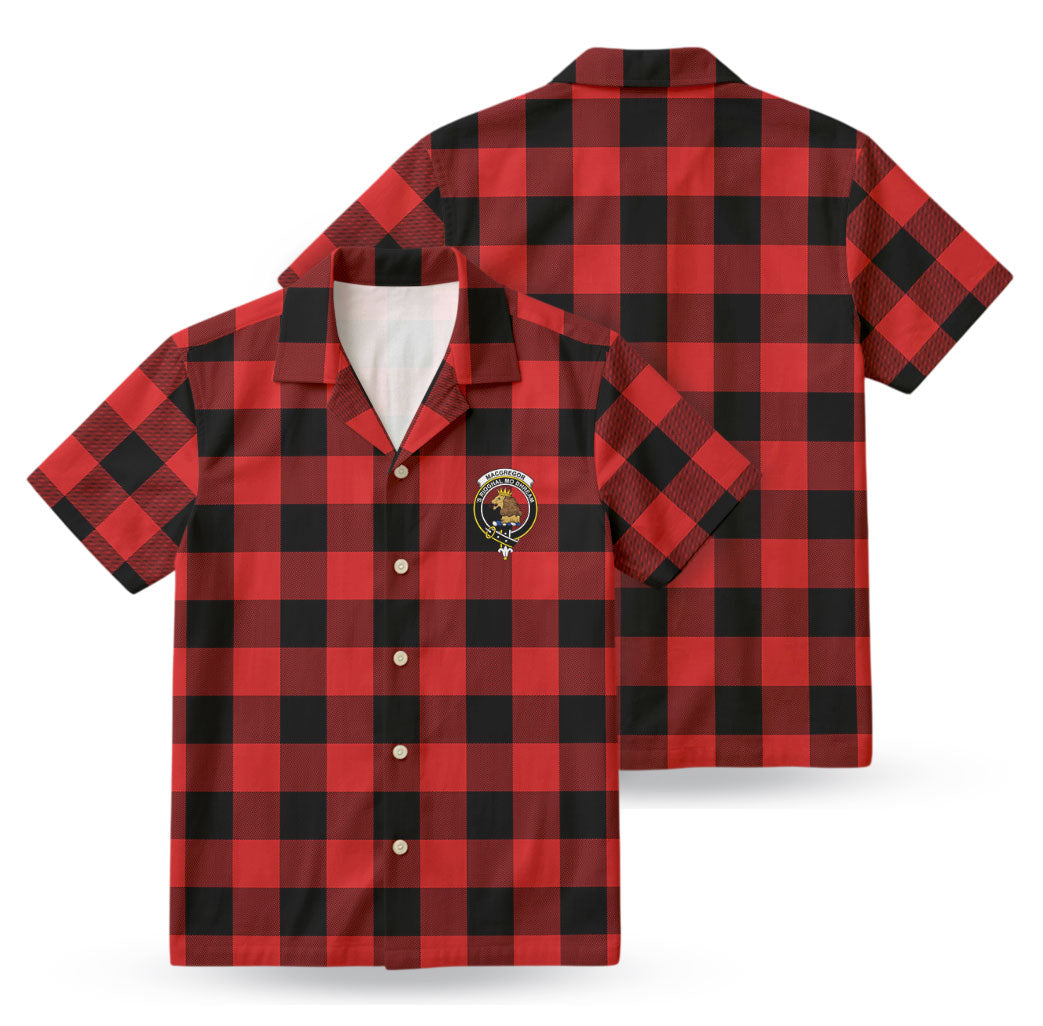 MacGregor Rob Roy Modern Tartan Crest Hawaiian Shirt