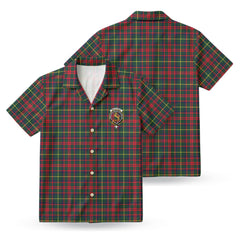 MacIntosh Hunting Modern Tartan Crest Hawaiian Shirt
