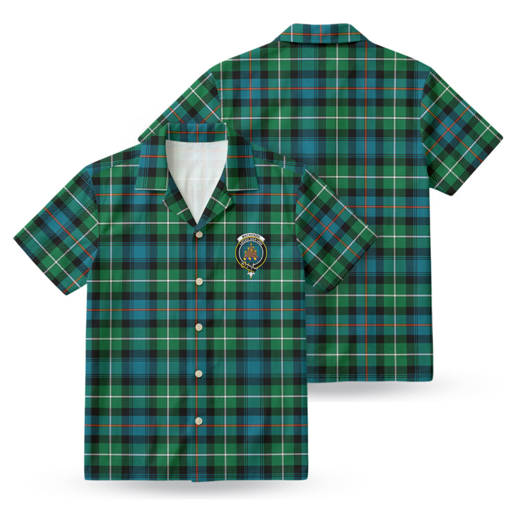 MacKenzie Ancient Tartan Crest Hawaiian Shirt