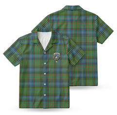 MacMillan Hunting Ancient Tartan Crest Hawaiian Shirt