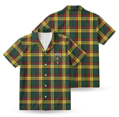 MacMillan Old Modern Tartan Crest Hawaiian Shirt