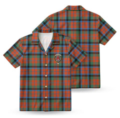 MacNaughton Ancient Tartan Crest Hawaiian Shirt