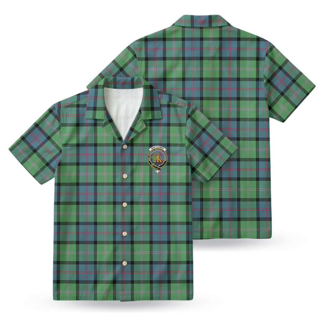MacThomas Ancient Tartan Crest Hawaiian Shirt
