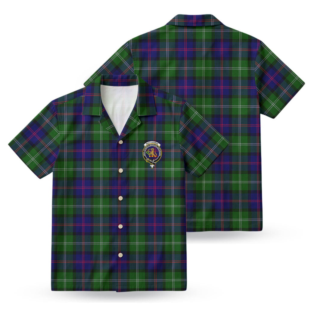 MacThomas Modern Tartan Crest Hawaiian Shirt
