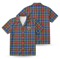McBeth Modern Tartan Crest Hawaiian Shirt