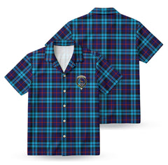 McCorquodale Tartan Crest Hawaiian Shirt