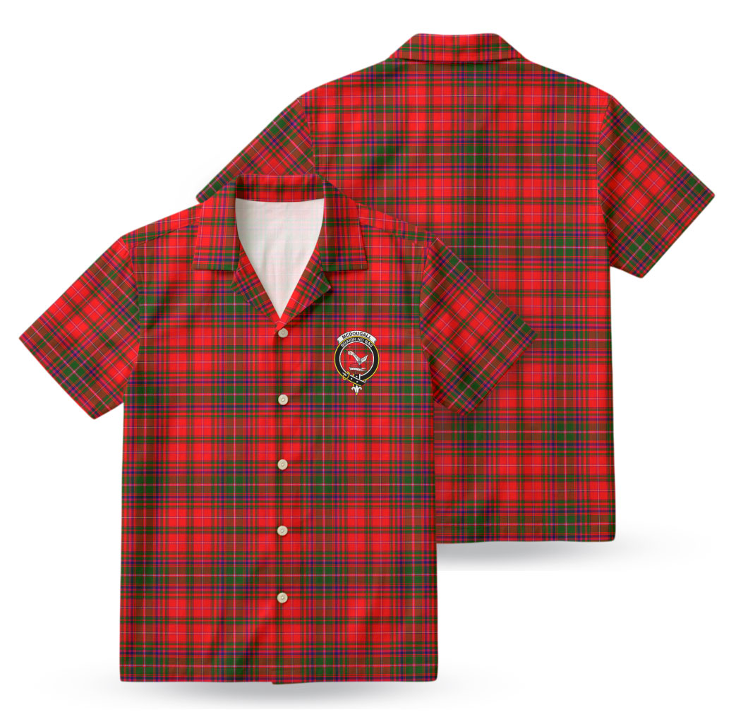 McDougall Modern Tartan Crest Hawaiian Shirt