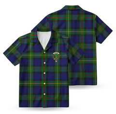 McEwan Modern Tartan Crest Hawaiian Shirt