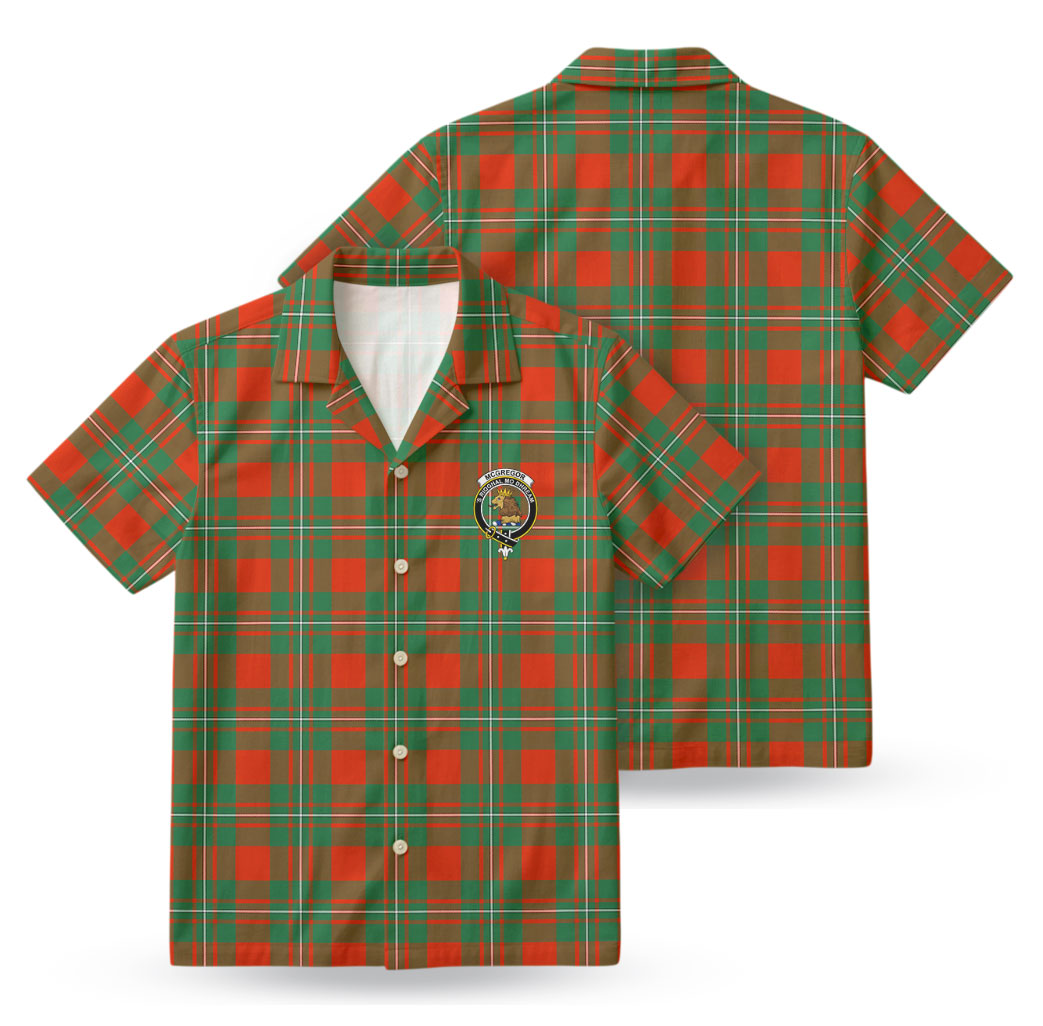 McGregor Ancient Tartan Crest Hawaiian Shirt