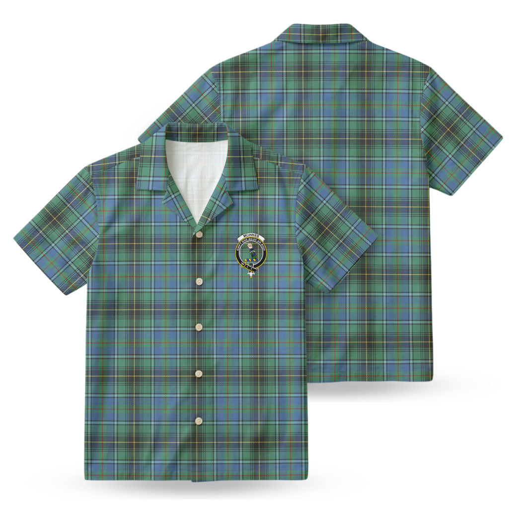 McInnes Ancient Tartan Crest Hawaiian Shirt