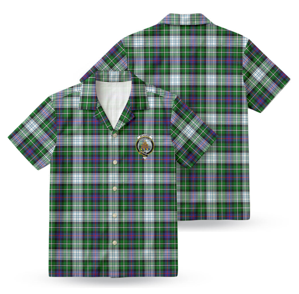 McKenzie Dress Modern Tartan Crest Hawaiian Shirt