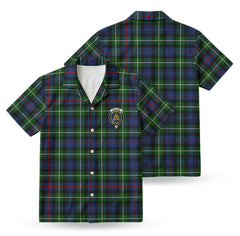 McKenzie Modern Tartan Crest Hawaiian Shirt